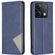 Чехол-книжка с кармашками UniCase Geometric Pattern для Xiaomi Redmi Note 13 - Blue - изображение 1
