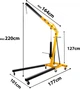 Кран гидравлический складной JCB 2 т (JCB-TH72004) - изображение 2