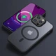 Чехол TPU+PC Metal Buttons with MagSafe Colorful для Apple iPhone 14 Pro (6.1") Black - изображение 6