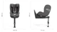 Автокрісло Cybex Sirona T I-Size гр. 0+/1 0-18 кг PLUS Peach Pink, 4063846405336 - зображення 13