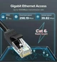 Патч корд Ugreen сетевой кабель 1000 Mбит\с Ethernet RJ45 Cat 6 круглый 5М Black (NW102) - изображение 7