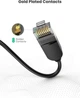 Патч корд Ugreen сетевой кабель 10 Гбит\с Ethernet RJ45 Cat 6a круглый 0.5М Black (NW122) - изображение 2