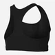 Спортивний топ для фітнесу жіночий Nike Swoosh Bra Pad BV3636-010 XS Чорний (193655465635) - зображення 2
