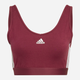 Top sportowy damski adidas W 3S Cro H10190 2XL Bordowy (4064055455402) - obraz 1