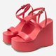 Женские босоножки кожаные Michael Kors 142661547 38 (7,5М) 24,5 см Розовые (1159797394) - изображение 3