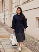Куртка демисезонная удлиненная женская Uniqlo 631817310 S Синяя (1159796667) - изображение 2