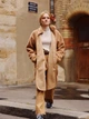 Пальто осеннее длинное женское Uniqlo 393608141 XL Коричневое (1159797455) - изображение 17