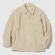 Куртка демисезонная Шерпа мужская Uniqlo 214778775 S Бежевая (1159787287) - изображение 1