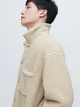 Куртка демисезонная Шерпа мужская Uniqlo 214778775 S Бежевая (1159787287) - изображение 2