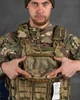 Тактическая плитоноска Asdag с 4 точками быстрым сбросом с 7 подсумками пиксель (16212) - изображение 6
