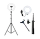 Кольцевая лампа Ring Light 30 см + штатив 2м, светодиодное LED кольцо от USB, набор блогера - DX-300T - изображение 5