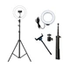 Кольцевая лампа Ring Light 30 см + штатив 2м, светодиодное LED кольцо от USB, набор блогера - DX-300T - изображение 7