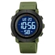 Часы наручные 2122AGWT SKMEI с подсветкой, ARMY GREEN-WHITE - изображение 4