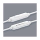 Навушники вкладиші провідні з мікрофоном WK Y12 AUX jack 3.5mm білі - изображение 2