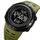 Часы наручные 2070AGBK SKMEI с подсветкой, ARMY GREEN-BLACK - изображение 3