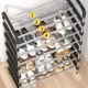 Полиця для взуття складана, 6 секцій New shoe rack 56х28х113 см - зображення 2