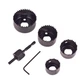 Набір кільцевих свердлів по дереву Alloid, 6 предметів (HS-3254) - зображення 2