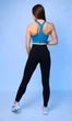 Лосины леггинсы женские спортивные с эффектом push-up (пуш-ап) Бесшовные Тайтсы Черный размер XL (70001) - изображение 3