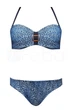 Купальник бандо з вкладишами Jeans F72A/771 Feba 40C blue (6000002098009) - зображення 4