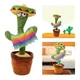 Танцующий кактус с подсветкой Dancing Cactus TikTok игрушка зеленый мексиканец - изображение 2