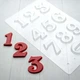 Пластиковая форма (молд) "Цифры 4" для шоколада, 5 см. - изображение 5