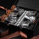 Набір для віскі з камінням та шістьма келихами Bohemia Crack 310 мл WS608 - зображення 3