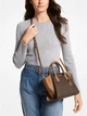Сумка жіноча Michael Kors Avril Small Logo Top-Zip Satchel коричнева (35F1G4VM2B) - зображення 6