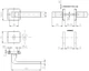 Комплект дверных ручек Rostex Dante H53 38-52 мм 2 шт Хром матовый (RST-1031600001) - изображение 7