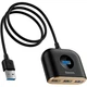 USB-Hub 4in1 Baseus Square Round USB to USB3.0/3xUSB2.0 1.0m черный (CAHUB-AY01) - изображение 1