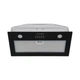 Чорна скляна вбудована в шафу витяжка для кухні Minola HBI 5262 BL GLASS 700 LED, шириною 53 см - зображення 2