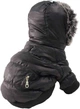Куртка-парку Metallic Fashion Pet для собак, L Чорний - зображення 2