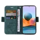 Чохол книжка BetopNice для Xiaomi Redmi Note 13 Pro зелений з ремінцем на руку - зображення 2
