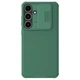 Карбоновая накладка Nillkin CamShield Pro Magnetic для Samsung Galaxy S24+ Deep Green - изображение 1