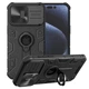 TPU+PC чехол Nillkin CamShield Armor (шторка на камеру) для Apple iPhone 15 Pro (6.1") Черный - изображение 9