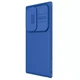 Карбоновая накладка Nillkin CamShield Pro для Samsung Galaxy S24 Ultra Blue - изображение 3