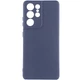 Чехол Silicone Cover Lakshmi Full Camera (A) для Samsung Galaxy S21 Ultra Синий / Midnight Blue Без бренда - изображение 1