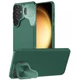 Карбоновая накладка Nillkin Camshield Prop для Samsung Galaxy S24+ Deep Green - изображение 8