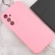 Противоударный чехол TPU GETMAN Liquid Silk Full Camera для Samsung Galaxy A25 5G Розовый/Pink - изображение 4