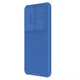 Карбоновая накладка Nillkin CamShield Pro для Samsung Galaxy S24+ Blue - изображение 4