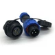 Роз'єм герметичний SZC16 3P-M-FB (3pin, 10A, 380V) - зображення 1