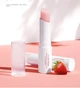 Гігієнічна помада — тінт Luofmiss Temperature Change Lip Balm із ніжно-рожевим відтінком з ароматом полуниці - зображення 2