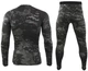 Термобелье мужское зимнее комплект кофта и кальсоны на флисе Sport Camo Grey +5-15°С 3XL Камуфляж серый - изображение 3