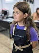 Комплект детский Latte Junior 7-12 лет | Фартук + Колпак + Нарукавники Черно-бежевый - изображение 4