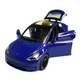Машинка іграшка Tesla Model Y моделька металева колекційна 15 см Синій (5745211) - зображення 2