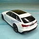Машинка Audi RS6 іграшка моделька металева колекційна Білий (6225528) - зображення 4