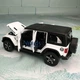 Машинка іграшка Jeep Wrangler Rubicon моделька металева колекційна 15 см Білий (8005013) - зображення 4