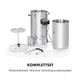 Пивоварня бытовая Klarstein Brauheld Pro 2500W 30L 30-100°C (10034586) - изображение 6