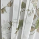 Легкие комбинированные кухонные шторы из сетки Adagio Windows Decor с зелеными листьями 1,8x1,6м - 2шт - изображение 4