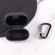 Ударопрочный силиконовый Футляр с микрофиброй для наушников AirPods 1/2 /Black - изображение 5