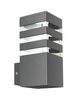 Вуличний світильник Goldlux 316165 Teksas E27 1x12W IP44 GR (046846) - зображення 1